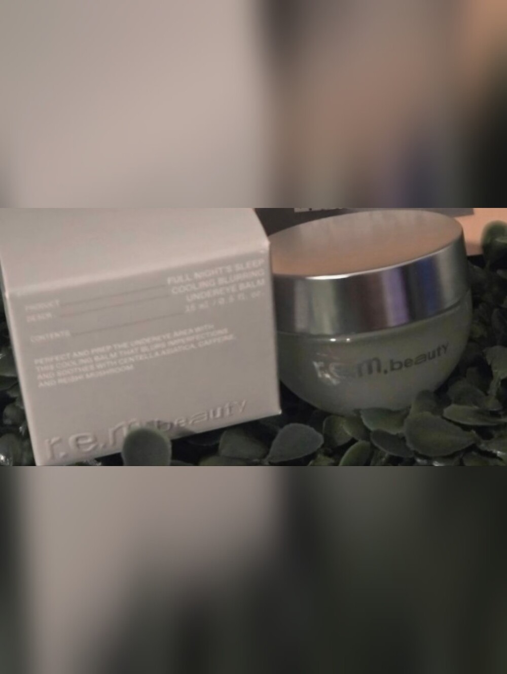 rem beauty Full Night's Sleep Cooling Undereye Balm 0.5 oz / 15ml NIB